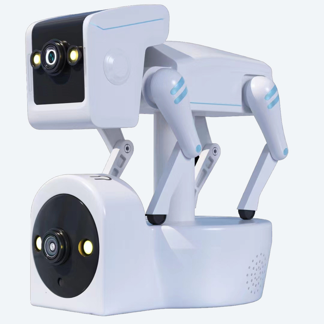 Jssevn - Sicherheitskamera-roboterhund Für Den Innenbereich, 1080p, Ki-erkennung, 5g-wlan, Intelligente Kamera, 360-grad-drehkamera