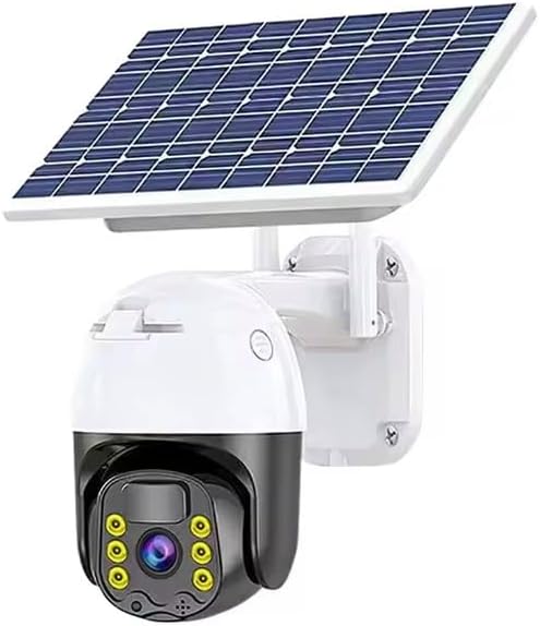 Jssevn - 4g-karten-solarkamera 1080p Wlan-außenkamera Mit Bewegungserkennung, Akkubetrieben, Drahtlose Sicherheitsüberwachung, Einfache Installation (4g-akku)