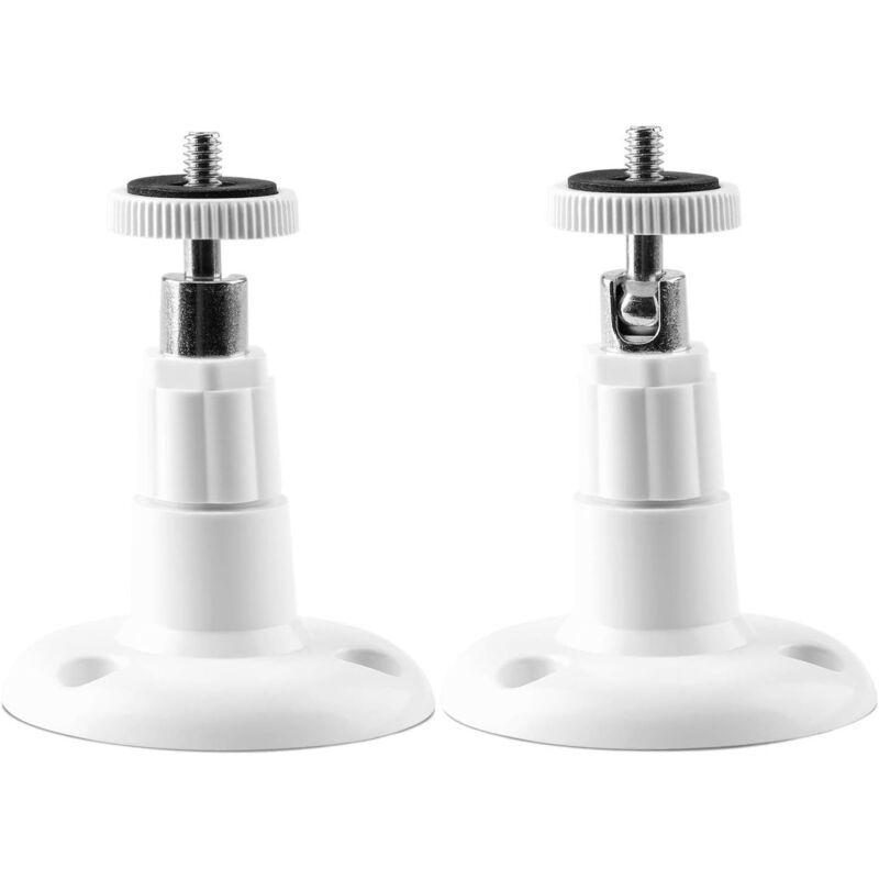 (2er-pack) Wandhalterung Für Überwachungskameras Im Innen- Und Außenbereich, Verstellbare Deckenhalterung Für Arlo, Arlo Pro Und Andere Kompatible Modelle (weiß)