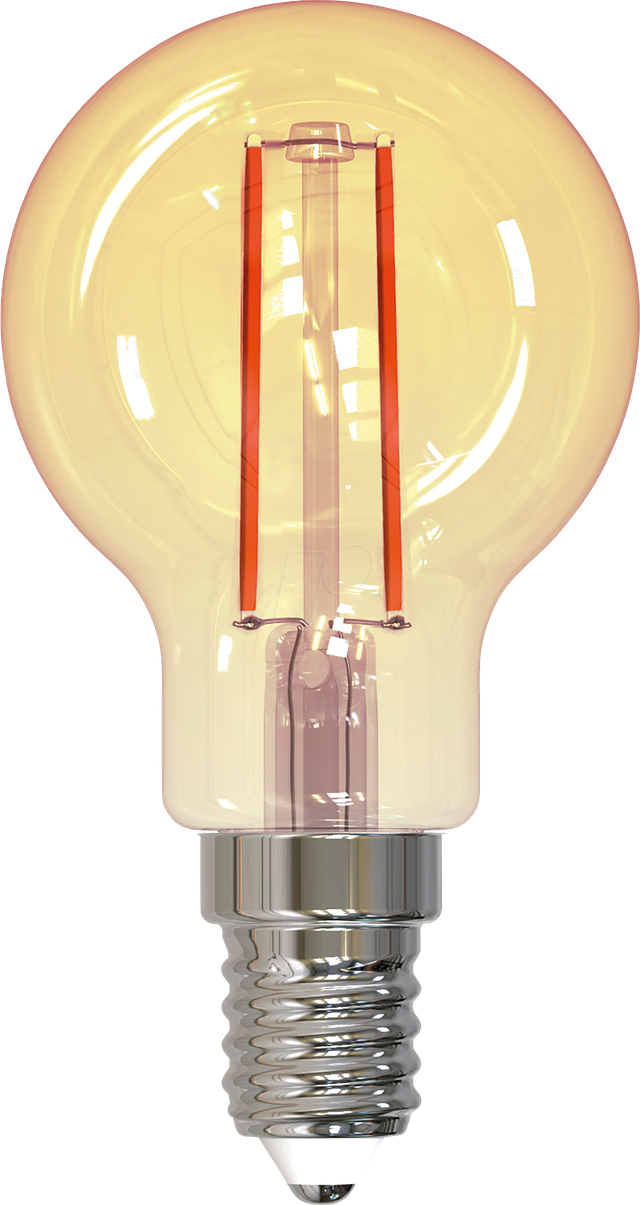 MLI 401076 - LED-Filamentlampe E14, 1,5 W, 150 lm, 2000 K, gold