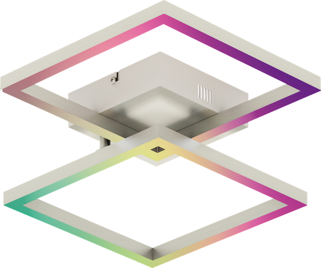 MLI 404123 - Smart Light, tint, Deckenleuchte Cano, silber, RGBW