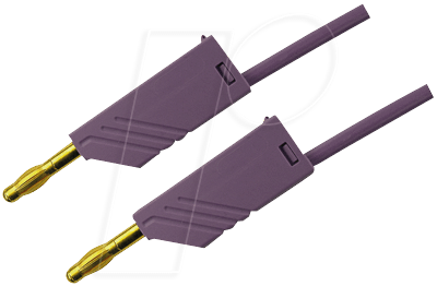 MLN 100 25 AU VT - Messleitung, 2,5 mm², 1,0 m, violett, vergoldet
