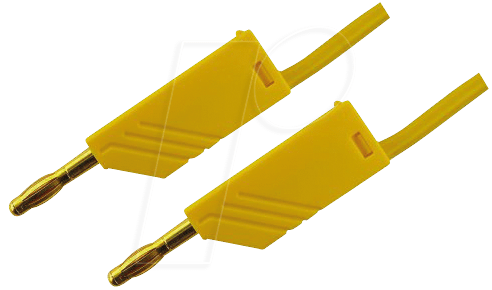 MLN 200 25 AU GE - Messleitung, 2,5 mm², 2,0 m, gelb, vergoldet