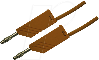 MLN 50 25 BR - Messleitung, 2,5 mm², 0,5 m, braun