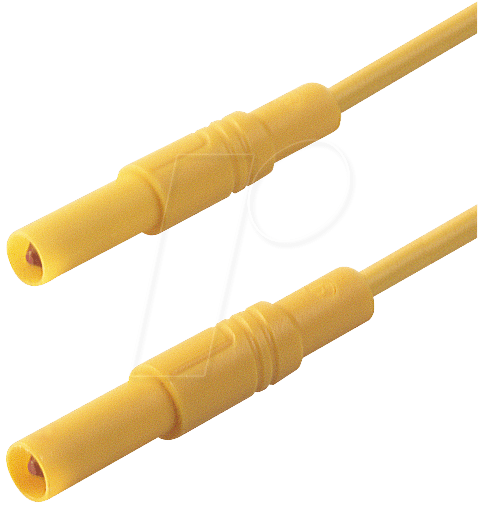 MLS GG 100 1 GE - Messleitung, 1,0 mm², 1,0 m, gelb, gesichert