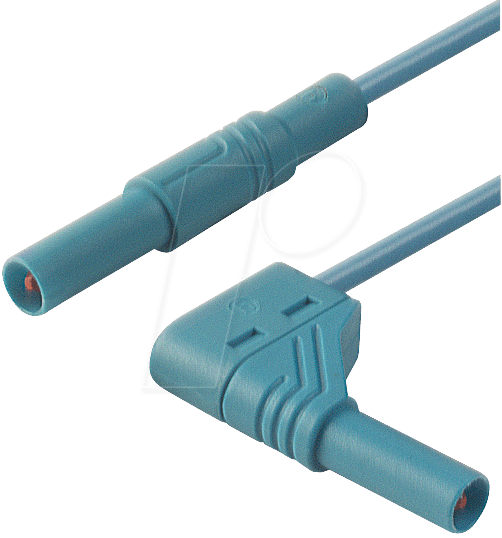 MLS WG 100 1 BL - Messleitung, 1,0 mm², 1,0 m, blau, gesichert