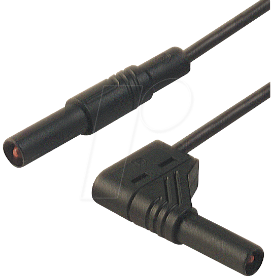 MLS WG 200 25 SW - Messleitung, 2,5 mm², 2,0 m, schwarz, gesichert