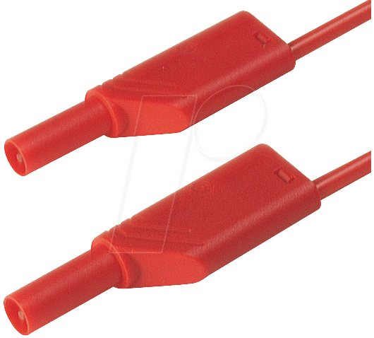 MLS WS 25 25 RT - Messleitung, 2,5 mm², 0,25 m, rot, gesichert, stapelbar