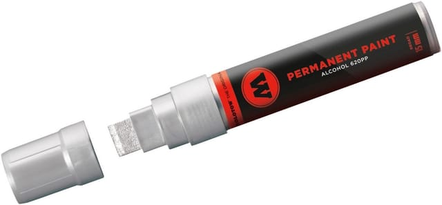 MO620400 - Permanent Marker 620PP, 15 mm, silber