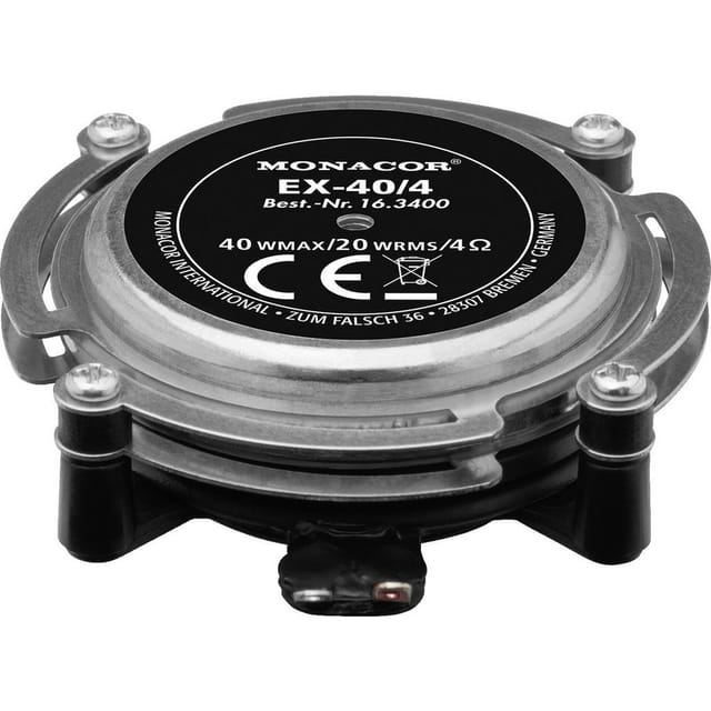 MON EX-40/4 - Körperschallwandler EX-40/4, 20 W, 4 Ohm