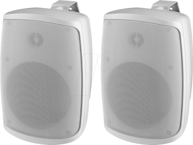 MON WALL-06T/WS - 2-Wege Kompaktbox, 100 V, IP65, 100 W, Paar