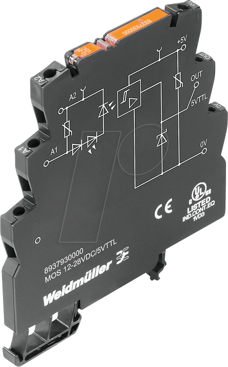 MOS 12-28-5 - Halbleiterrelais 1 NO, 5 V DC / 12 - 28 V DC, 0,05 A