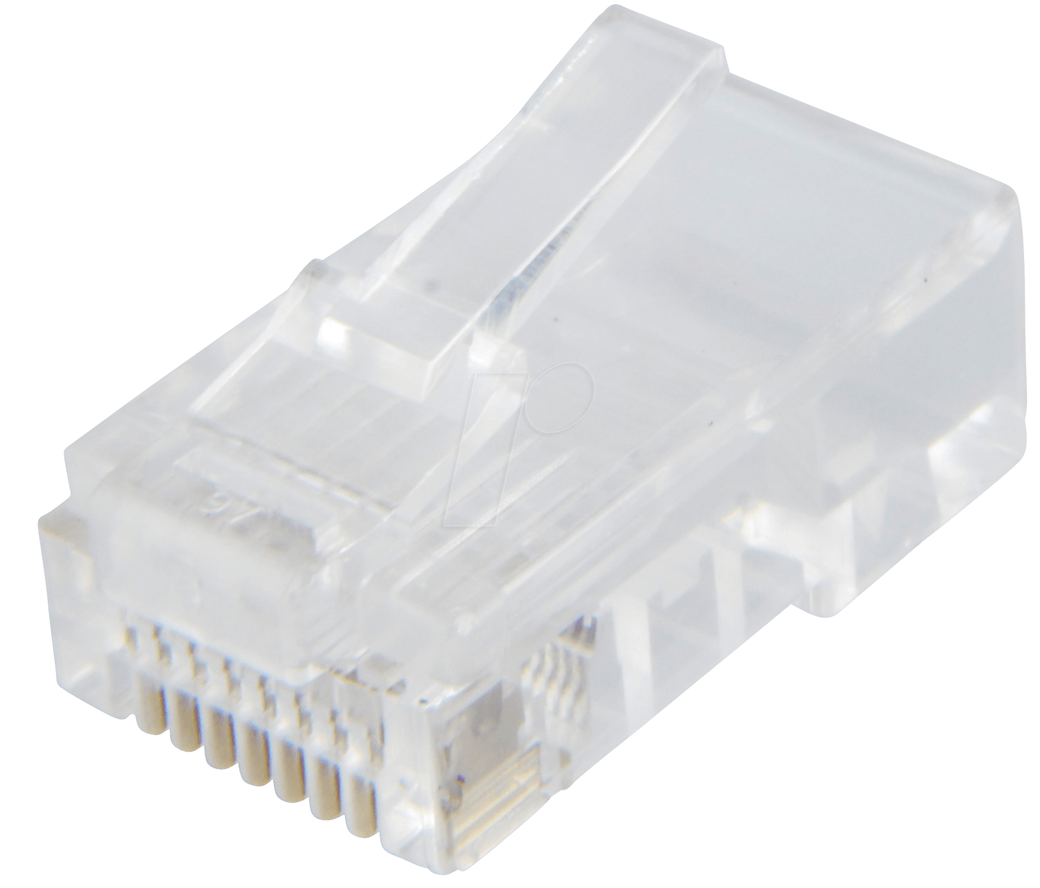 MP 8-8 - Modular Stecker RJ45, Kontakte 8, bestückt 8