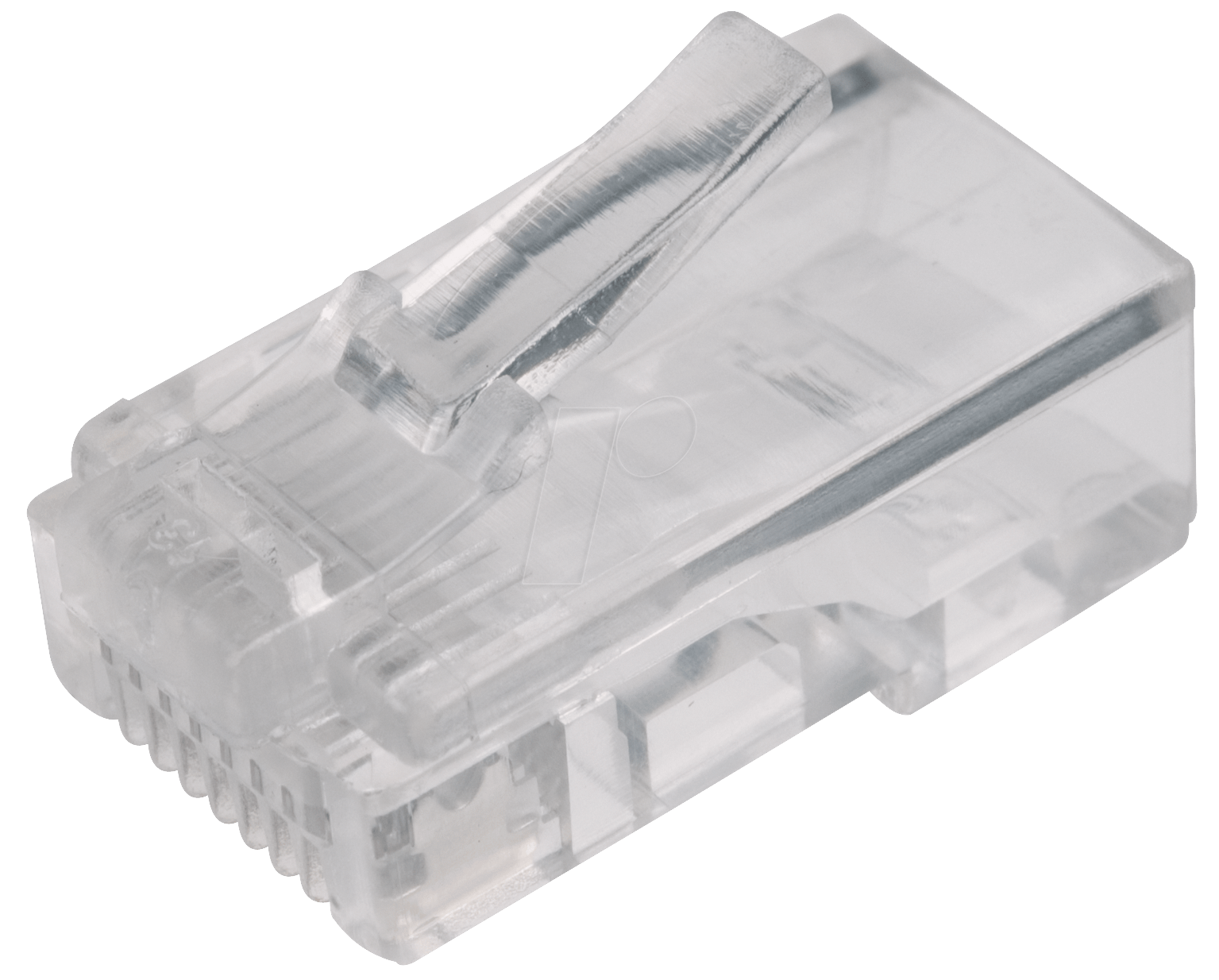 MP 8-8R - Modular Stecker RJ45 für Rundkabel, 8/8