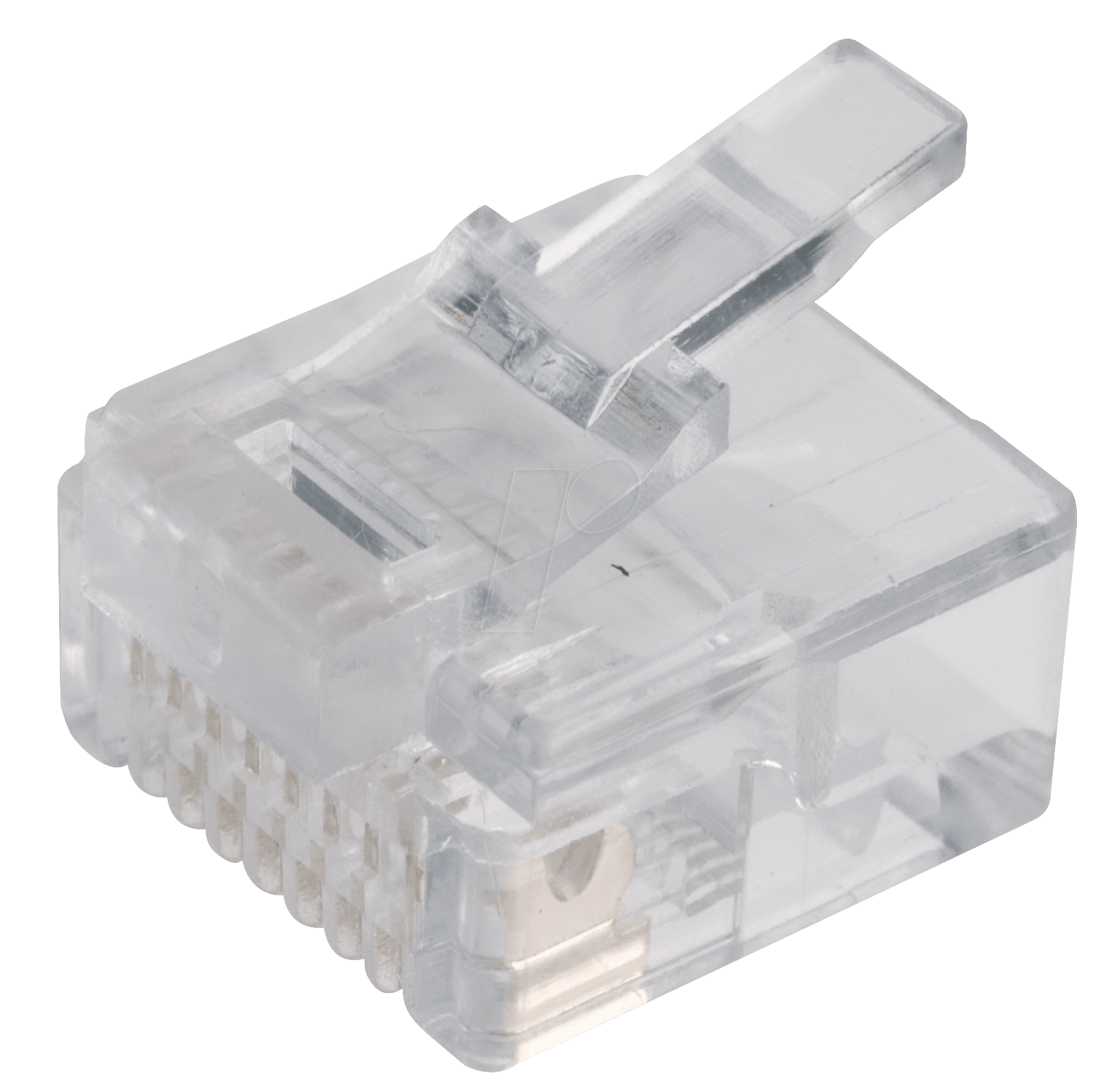 MP 8-8RK - Modular Stecker RJ45 für Rundkabel, 8/8, kurz