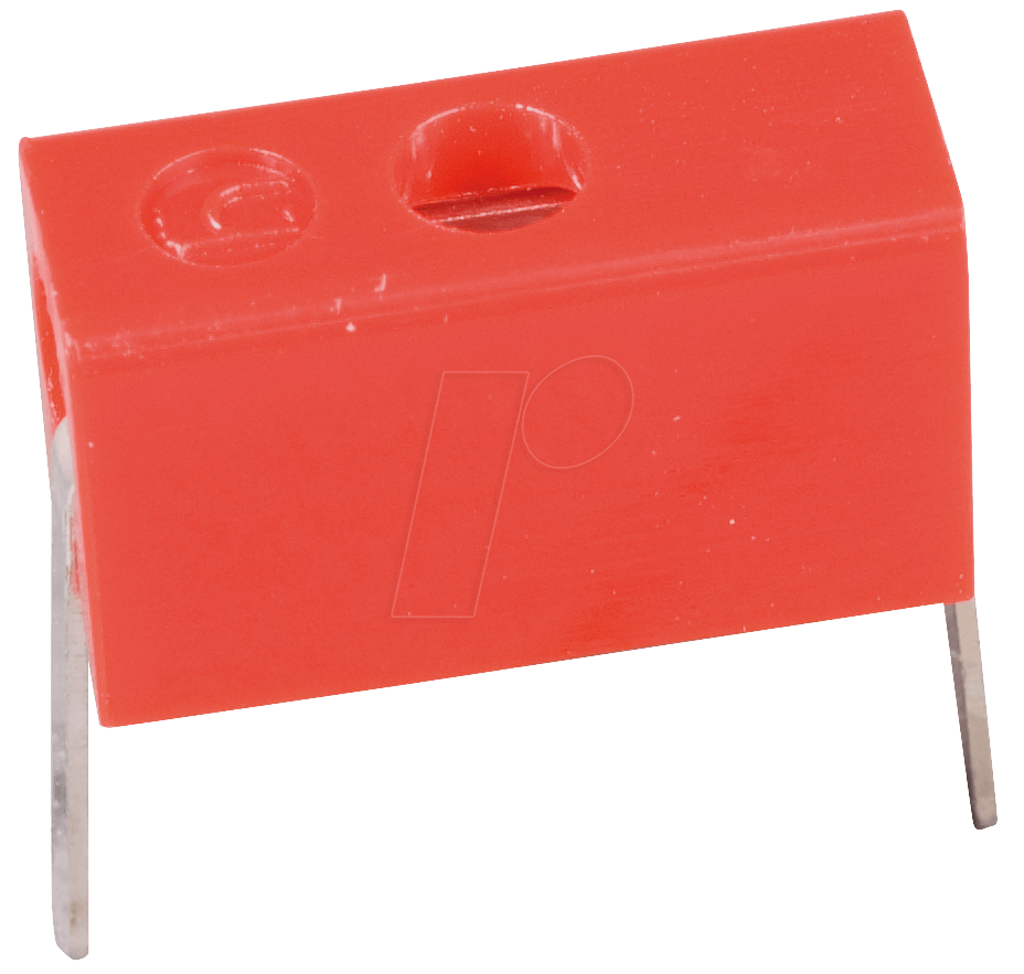 MPB 1 RT - Miniatur-Prüfbuchse, 2 mm, rot