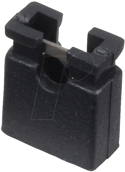 MPE 149-1-002-F0 - Jumper 2,54 mm, geöffnet, schwarz