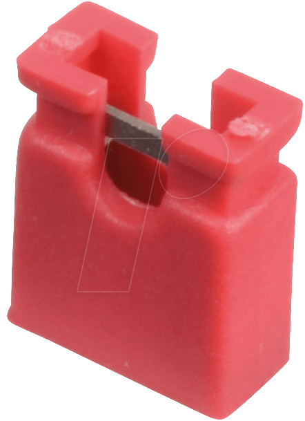 MPE 149-1-002-F1 - Jumper 2,54 mm, geöffnet, rot