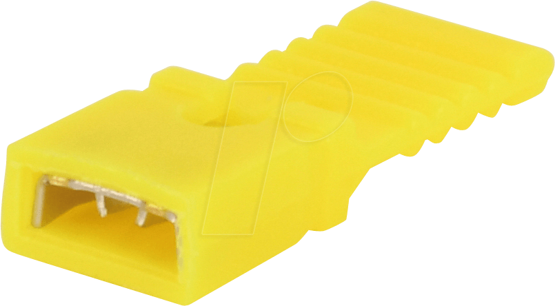 MPE 149-4-002-F4 - Jumper 2,54 mm, geschlossen mit Griff, gelb