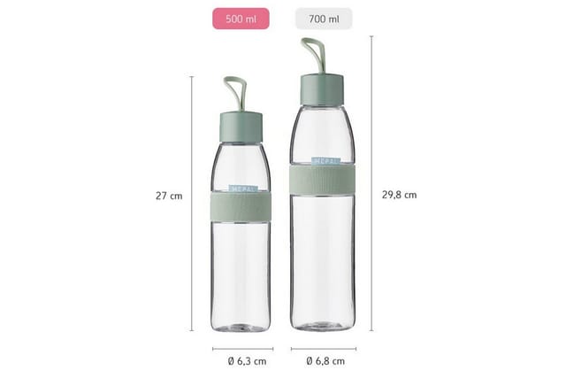 MPL TF 0,5 BL - MEPAL Trinkflasche Ellipse nordic blue 0,5 l