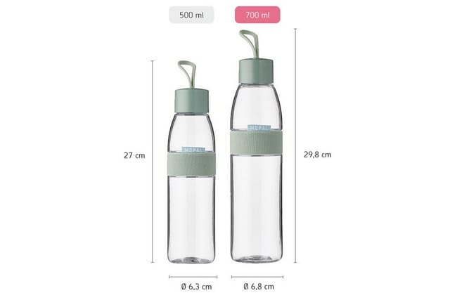 MPL TF 0,7 BL - MEPAL Trinkflasche Ellipse nordic blue 0,7 l