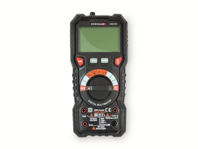 MS0140 - TrueRMS Digital-Multimeter, 6.000 Counts, 600 V, 10 A, NCV