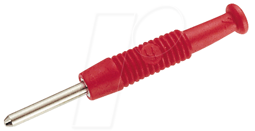 MST 3 RT - Miniatur-Stecker, 2 mm, rot
