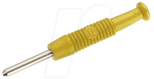 MST 3 GE - Miniatur-Stecker, 2 mm, gelb