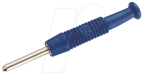 MST 3 BL - Miniatur-Stecker, 2 mm, blau