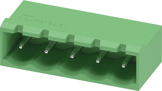 MSTBA 5-G 5,08 - Leiterplatten-Grundleiste, 5-polig, RM: 5,08 mm