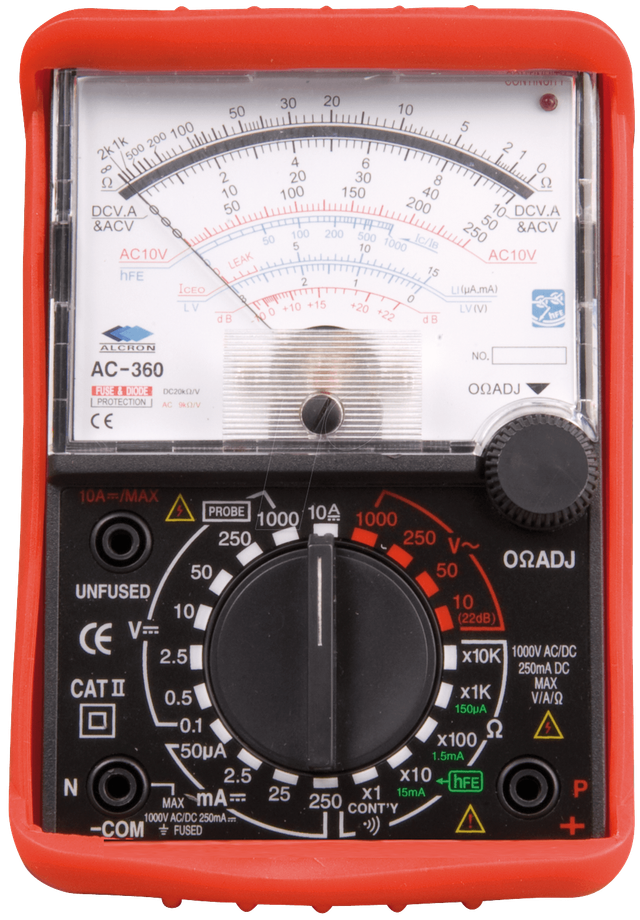 MT 250 - Multimeter, analog, AC/DC