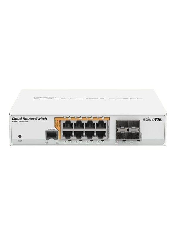 MTK CRS1128P4SIN - Cloud Router Switch CRS112-8P-4S-IN