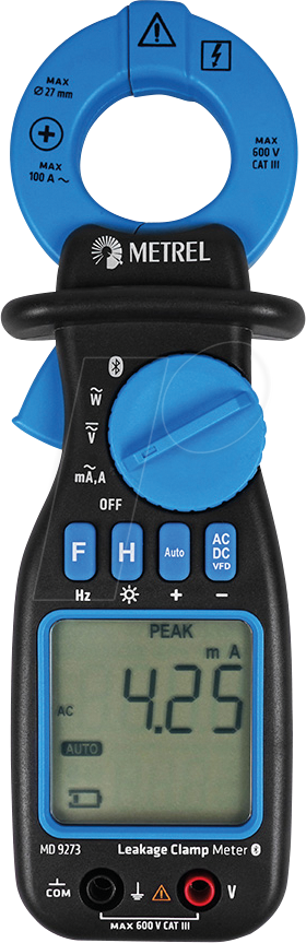MTR MD 9273 - Leckstromzange MD 9273, digital, Bluetooth®
