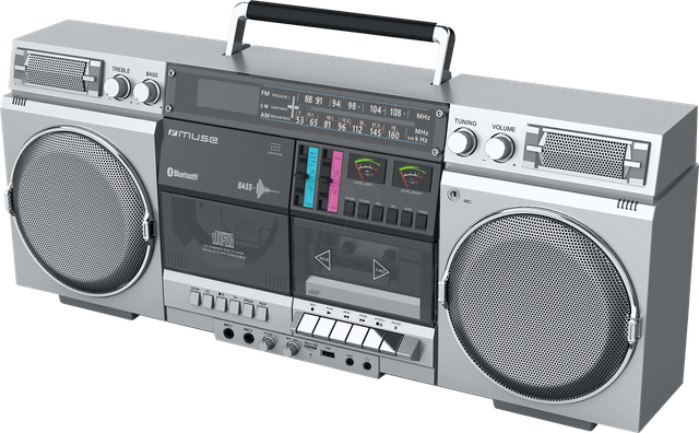 MUSE M-380 SI - Boombox, M-380 mit Radio, CD, Kassette und Bluetooth