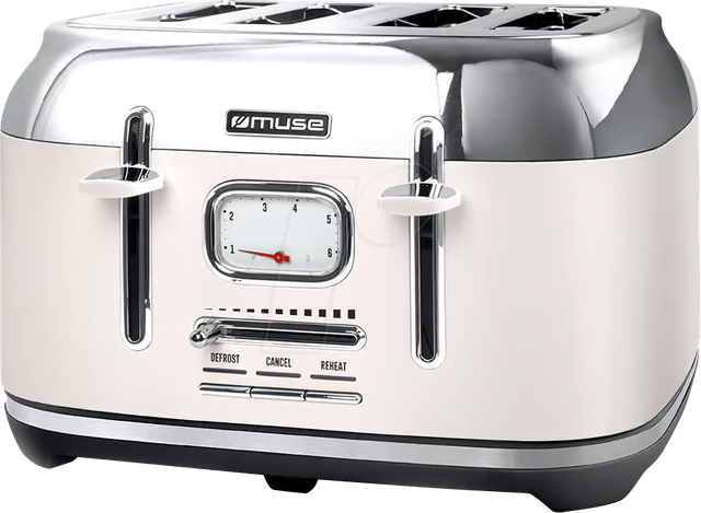 MUSE MS-131 SC - MUSE Edelstahl-Toaster beige MS-131 SC