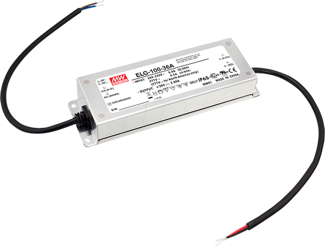 MW ELG100243W - LED-Trafo, 96 W, 24 V DC, 4000 mA