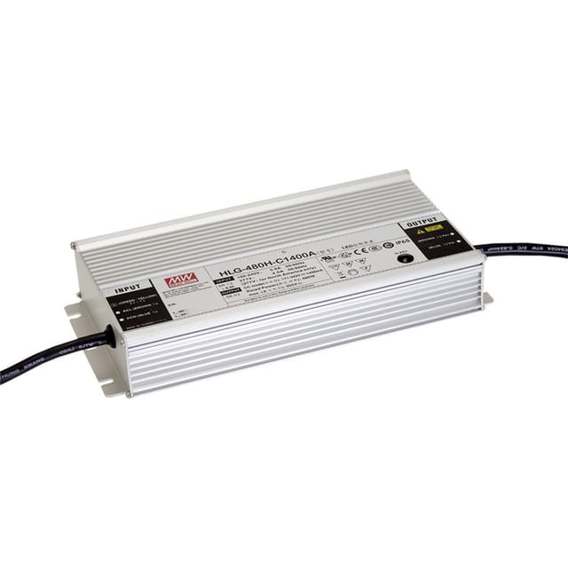 MW HLG-480H-54AB - LED-Trafo, 480 W, 54 V DC, 8900 mA, dimmbar, 3-in-1