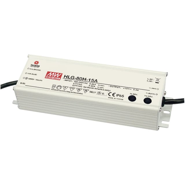 MW HLG-80H-24A - LED-Trafo, 80 W, 24 V DC, 3400 mA