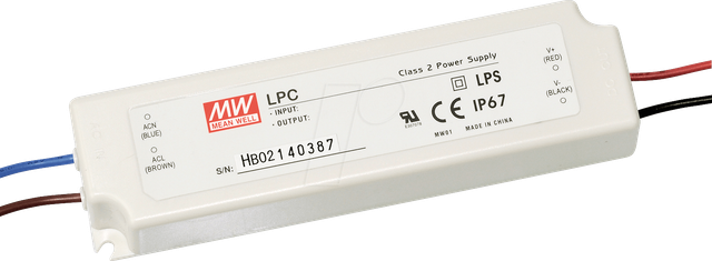 MW LPC-35-700 - LED-Trafo, 33 W, 9 - 48 V DC, 700 mA