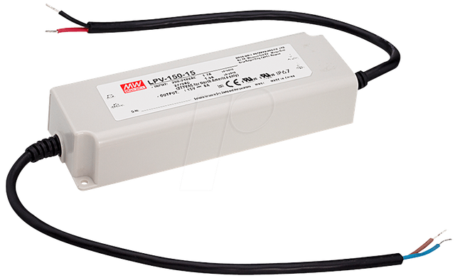 MW LPV-150-24 - LED-Trafo, 150 W, 24 V DC, 6300 mA