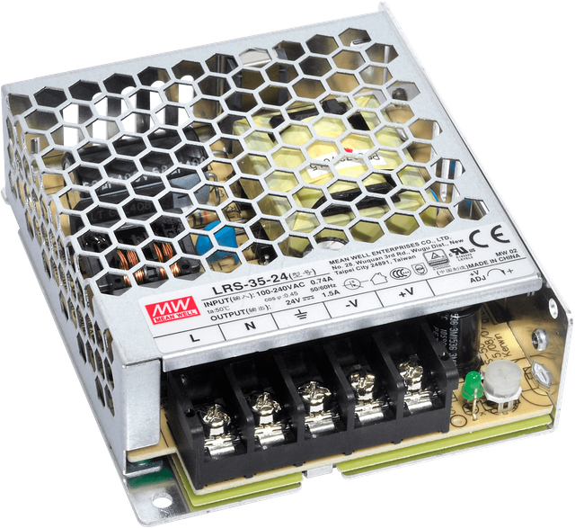 MW LRS-35-12 - Schaltnetzteil, geschlossen, 36 W, 12 V, 3 A
