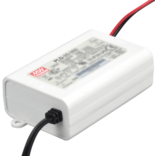 MW PLD-25-700 - LED-Trafo, 25 W, 24-36 V DC, 700 mA
