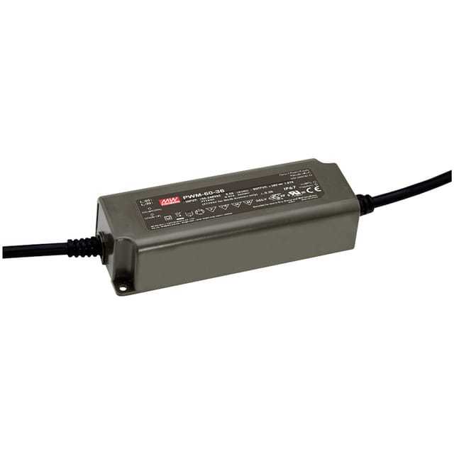 MW PWM-60-12DA - LED-Trafo, 60 W, 12 V DC, 5000 mA