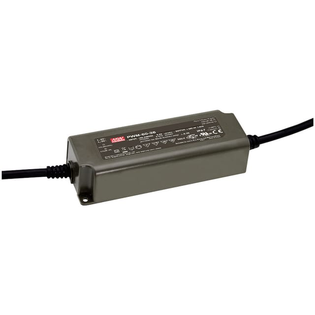 MW PWM-60-24DA - LED-Trafo, 60 W, 24 V DC, 2500 mA