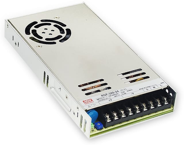 MW RSP-320-24 - Schaltnetzteil, geschlossen, 320 W, 24 V, 13,4 A