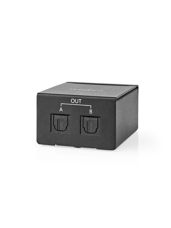N ASPL2512BK - Toslink Splitter, 2-fach