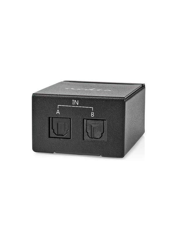 N ASWI2512BK - Toslink Switch, 2-fach