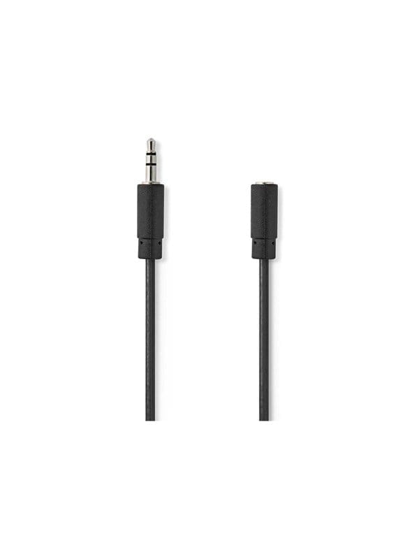 N CAGL22050BK50 - Audiokabel, 3,5 mm Klinkenstecker auf Buchse, 5 m