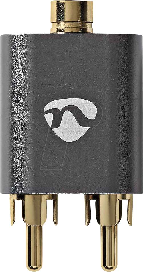 N CATB22255AL - 3,5 mm Stereo Klinken Buchse auf 2x Cinch Stecker