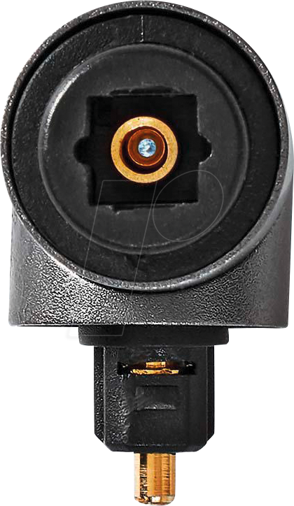 N CATB25920GY - Toslink Adapter, Stecker auf Kupplung, 90°
